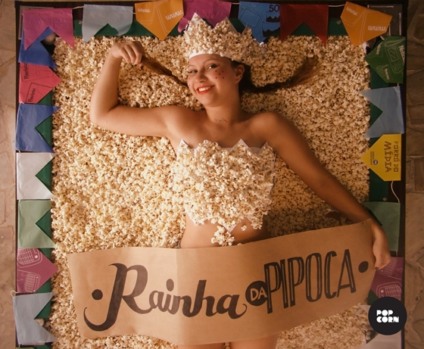 Popcorn vai de pipoca para o Forró do Mídia