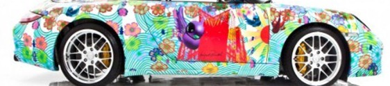 Artista grafita edição limitada de Porsche