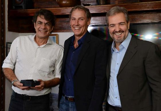 Arnaldo Pires, Dudu Godoy e Thomaz Neves.