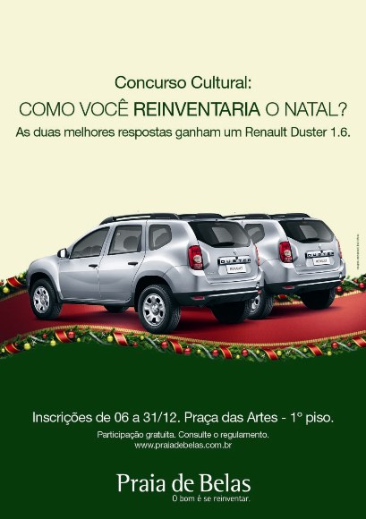 Natal do Praia de Belas tem concurso cultural