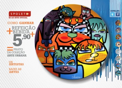Spoleto coloca arte em pratos