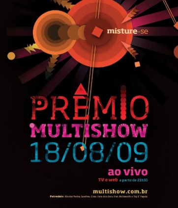 Patrocinadores fazem mkt promo no Prêmio Multishow
