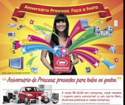 Princesa comemora 26 anos e faz ação promo