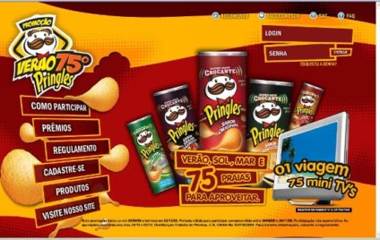 Embarque com Pringles no verão 75º