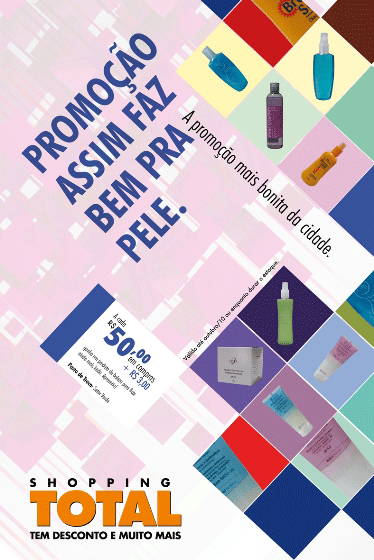 Cuidando da beleza na promoção do Total