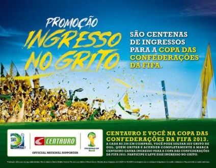 Ingresso no grito na ação promocional da Centauro
