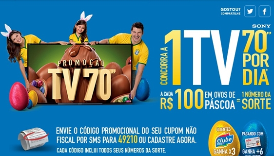 Extra faz ação promo para a Páscoa em clima de futebol 