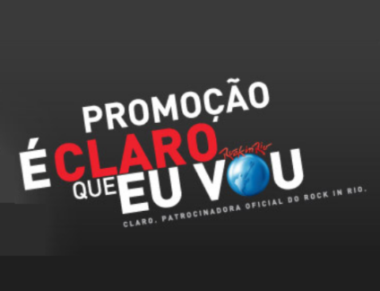 ''É Claro que eu vou'' é a promo para o Rock in Rio
