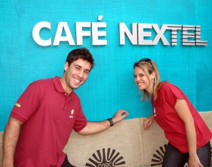 Promotores da L'équipe no Café Nextel Promotores da L'équipe no Café Nextel