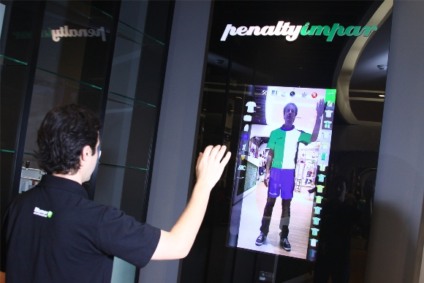 Penalty inaugura provador virtual