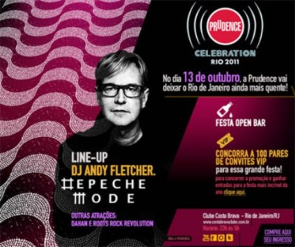 DJ Andy Fletcher no Prudence Celebration