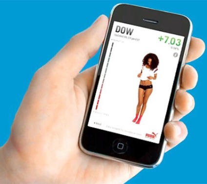 Puma com strip no iPhone