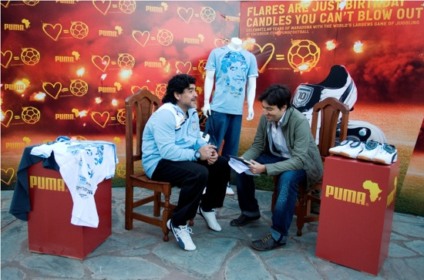 Puma tem edição limitada por Maradona