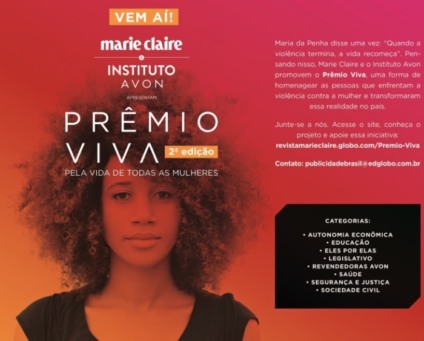 Prêmio Viva - Pela vida de todas as mulheres chega à 2ª edição