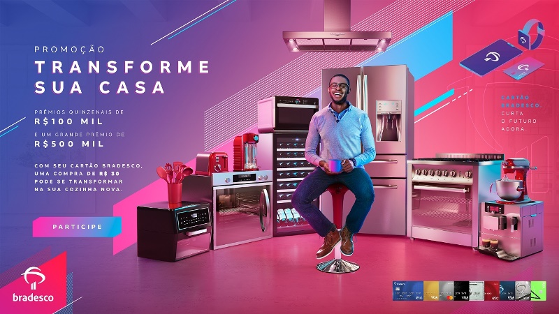 Transforme sua casa com a ação promocional do Bradesco Cartões