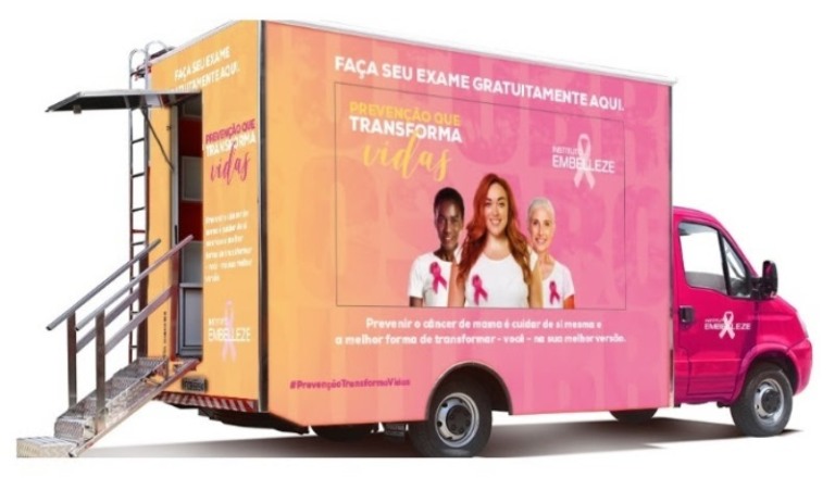 Projeto atenderá mulheres de todo o Brasil durante o Outubro Rosa