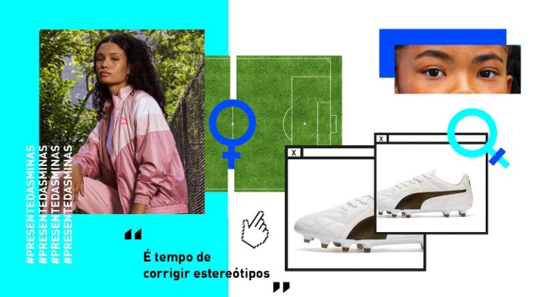 'Presente das Minas' na campanha de Natal da Puma Brasil