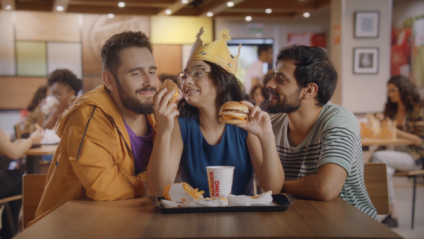 O poliamor está no ar com o Burger King