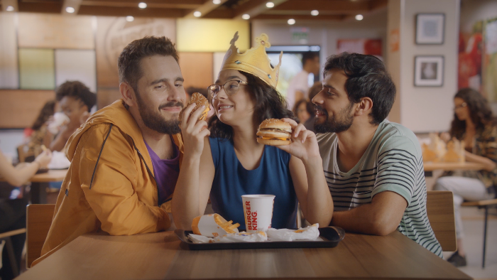 O poliamor está no ar com o Burger King