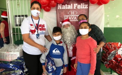 Natal Feliz Havan presenteia 1.250 crianças e idosos