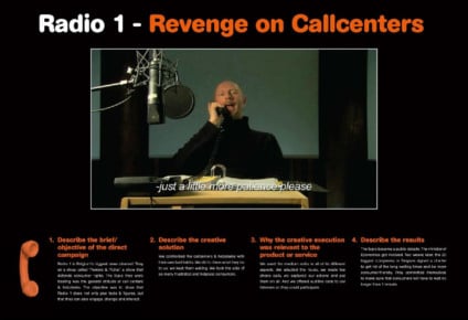 Ação para rádio muda callcenters na Bélgica