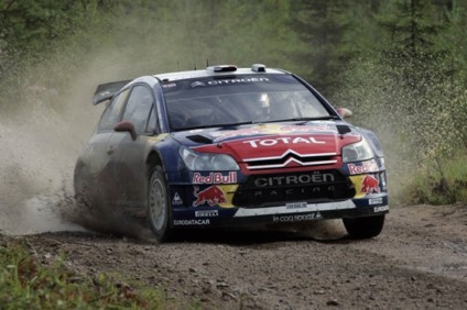 Citroën dá show em rali na Finlândia Citroën dá show em rali na Finlândia