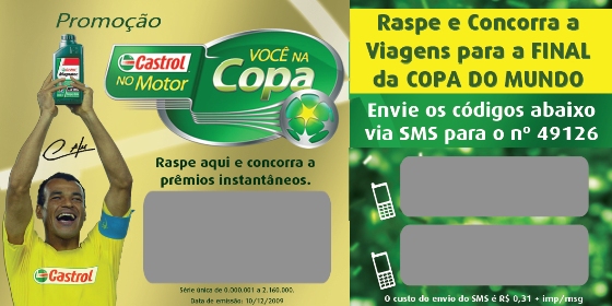 Promoção Castrol tem primeiro vencedor Promoção Castrol tem primeiro vencedor