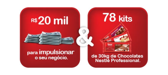 "Receita de Sucesso" na ação promo da Nestlé Professional 