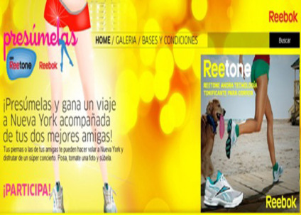 Mostrando as pernas em NY com Reebok e MTV