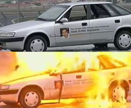 Internauta explodiu carro para Renault