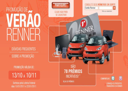 Renner dá início às ações promocionais de verão