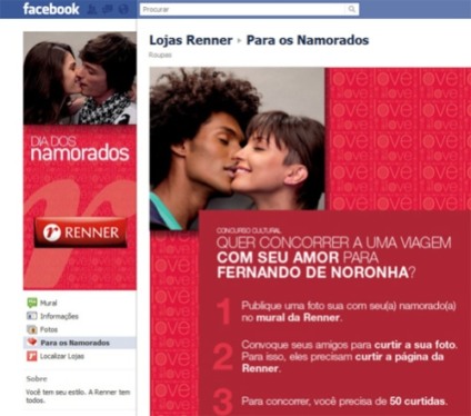 Em Fernando de Noronha na ação promo da Renner