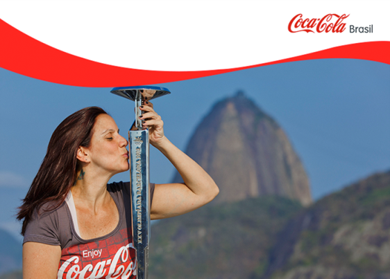 Coca-Cola participa do Revezamento da Tocha Olímpica Coca-Cola participa do Revezamento da Tocha Olímpica