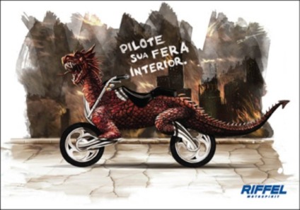 Riffel com ação promo no Salão Duas Rodas