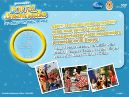 Ações promo em lojas infantis do Center D