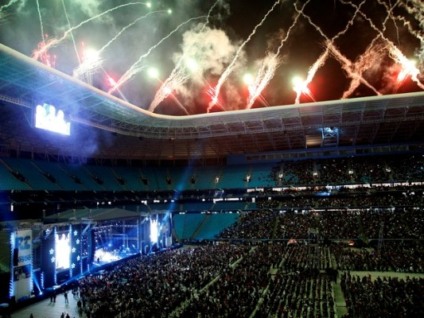 Roberto Carlos leva 50 mil pessoas à Arena do Grêmio