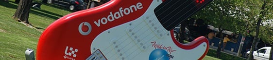 Vodafone enfatiza patrocínio ao RiR com diversas ações