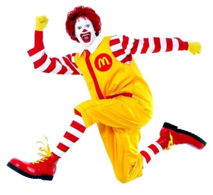 Ronald McDonald no Joinville Garden