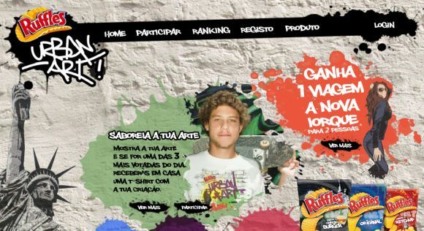 Ruffles premia grafite e dá viagem a Nova York 