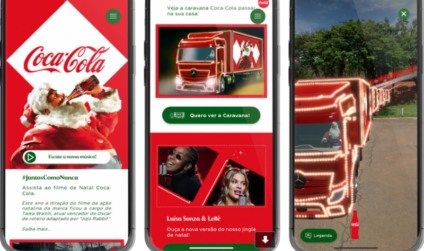 Natal da Coca-Cola vem com Realidade Aumentada