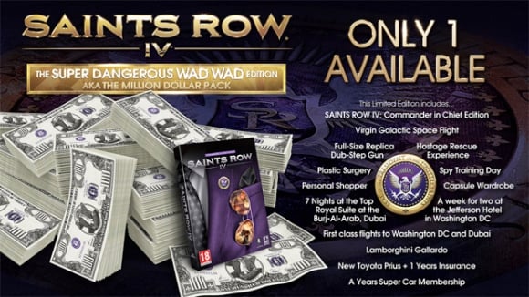 Saints Row 4 custa US$ 1 milhão