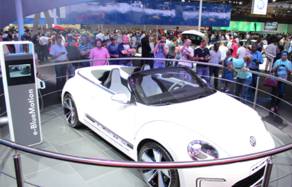 Banco de Eventos exalta o Fusca no estande da VW