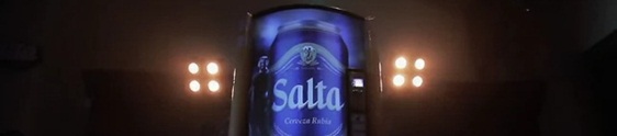 Vending machine com músculo ativa cerveja argentina