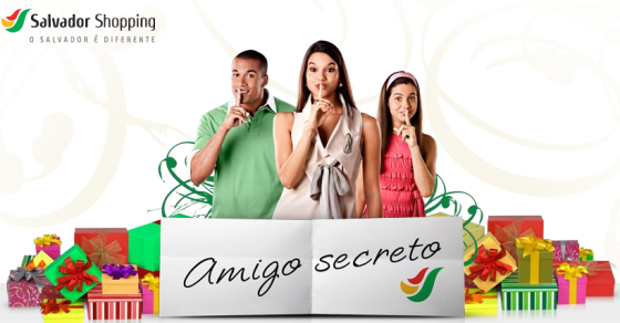 Amigo secreto virtual no Salvador Shopping