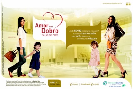 “Amor em Dobro” na promo do Dia das Mães no Santana