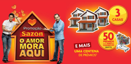"O amor mora aqui" na promo da Sazón