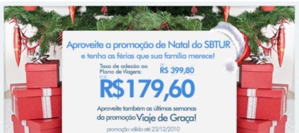SBTur com promo para novos e antigos associados