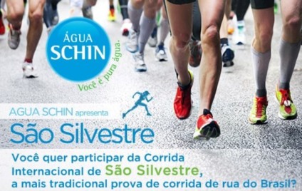Água Schin incentiva esporte em ação promo no Facebook
