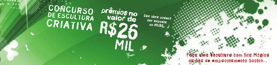 Concurso de escultura criativa com Scotch
