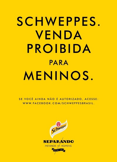 Coca-Cola ensina a beber Schweppes em ação promo